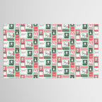 Vintage Christmas Holiday Matchbooks Tablecloth Gallery Image 2