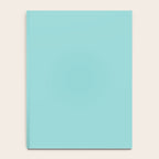 Serene Aqua Blue Solid Color Notebook Gallery Image 4