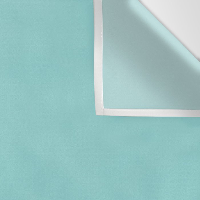 Serene Aqua Blue Solid Color Wall Tapestry Gallery Image 3