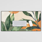 Abstract Art Tropical Leaves 123 Desk Mat Gallery Image 1