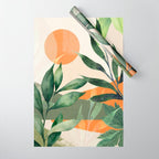 Abstract Art Tropical Leaves 123 Wrapping Paper Gallery Image 1