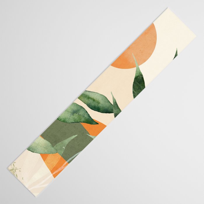 Abstract Art Tropical Leaves 123 Table Runner Gallery Image 3