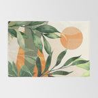 Abstract Art Tropical Leaves 123 Rug Gallery Image 2