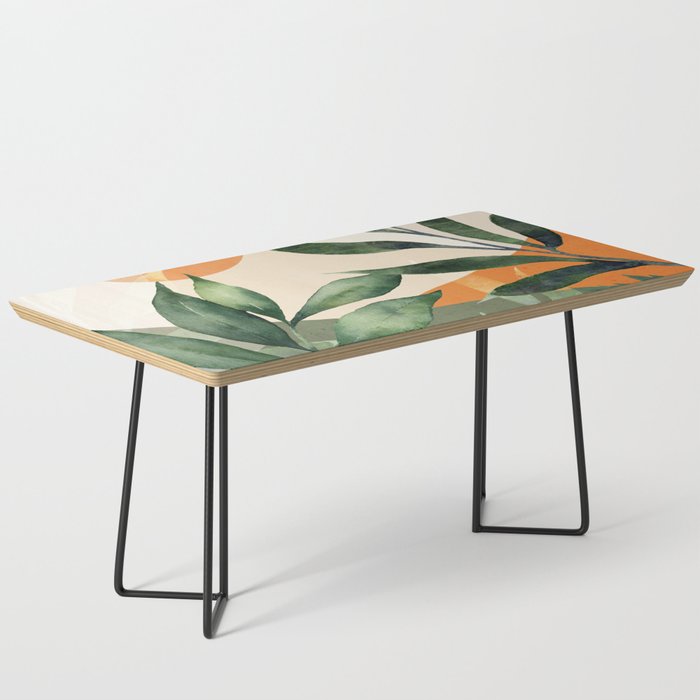 Abstract Art Tropical Leaves 123 Coffee Table Gallery Image 1