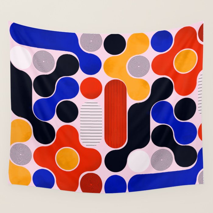 Mid-century no5 Wall Tapestry Gallery Image 4