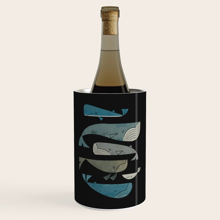 Retro Whale Pod Wine Chiller Gallery Image 1