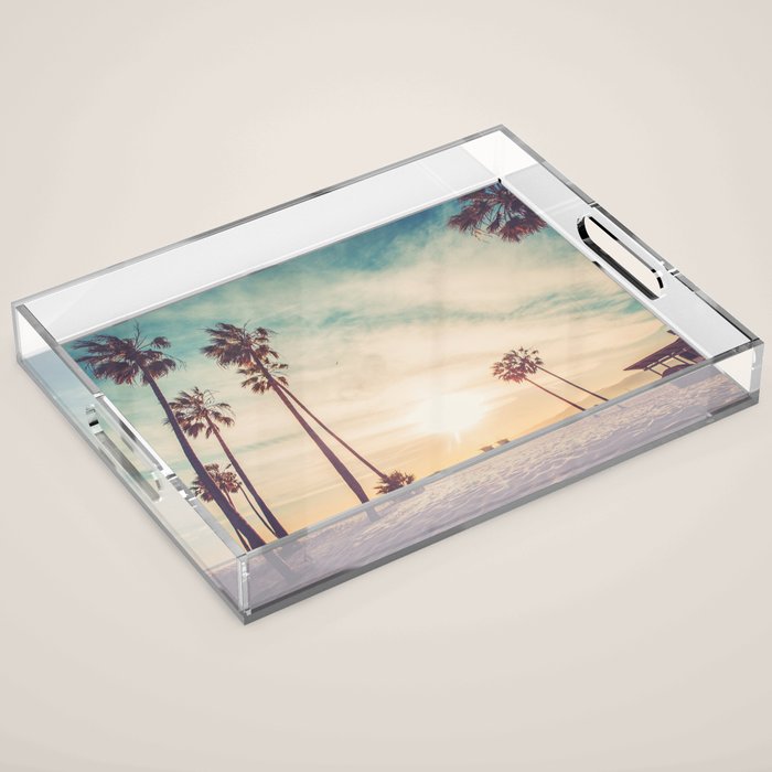 Venice Beach California Acrylic Tray Gallery Image 1