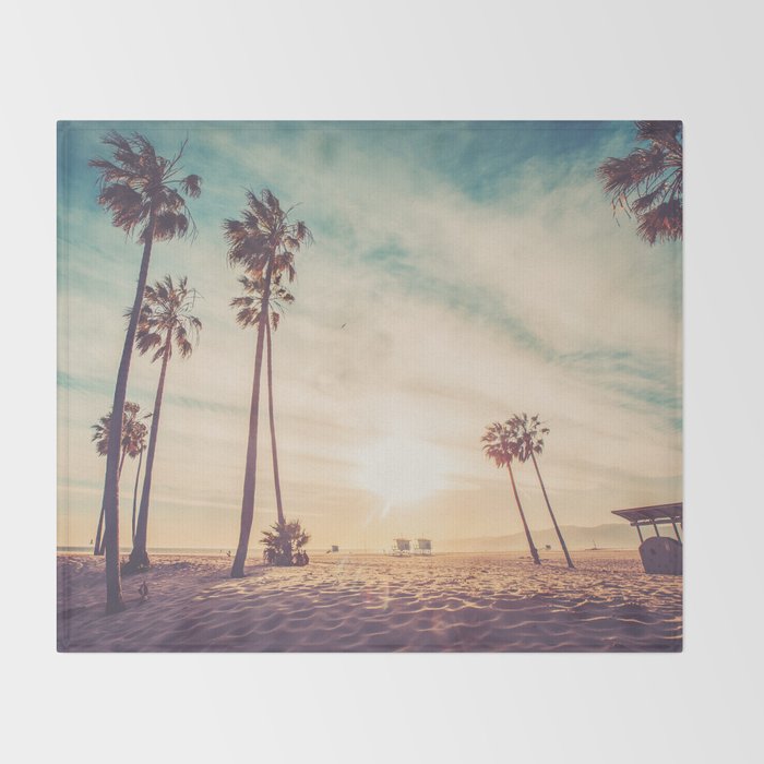 Venice Beach California Throw Blanket Gallery Image 2