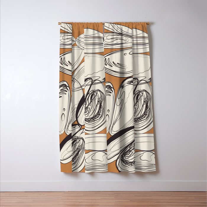 Mussels 1 Window Curtain Gallery Image 3