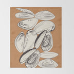 Mussels 1 Throw Blanket Gallery Image 2
