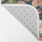 Tropical flowers autumn field D Bath Mat Gallery Image 2