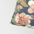 Tropical flowers autumn field D Pillow Sham Gallery Image 4