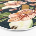 Tropical flowers autumn field D Bath Mat Gallery Image 3