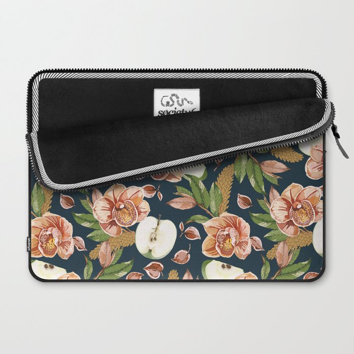 Tropical flowers autumn field D Laptop Sleeve Gallery Image 2
