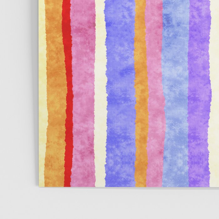 Colorful tye&die stripes Poster Gallery Image 3