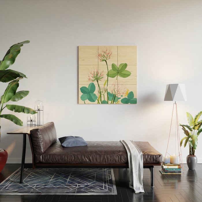 Soft Field Harmony Wood Wall Art Gallery Image 2