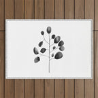 Watercolor Leaves Outdoor Rug Gallery Image 1