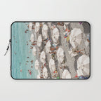 Amalfi Coast Beach Umbrella Photo | Italian Summer In Pastel Colors Art Print | Italy, Europe Travel Photography Laptop Sleeve Gallery Image 1