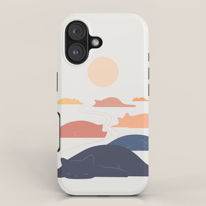 Cat Landscape 159 iPhone Case Gallery Image 1