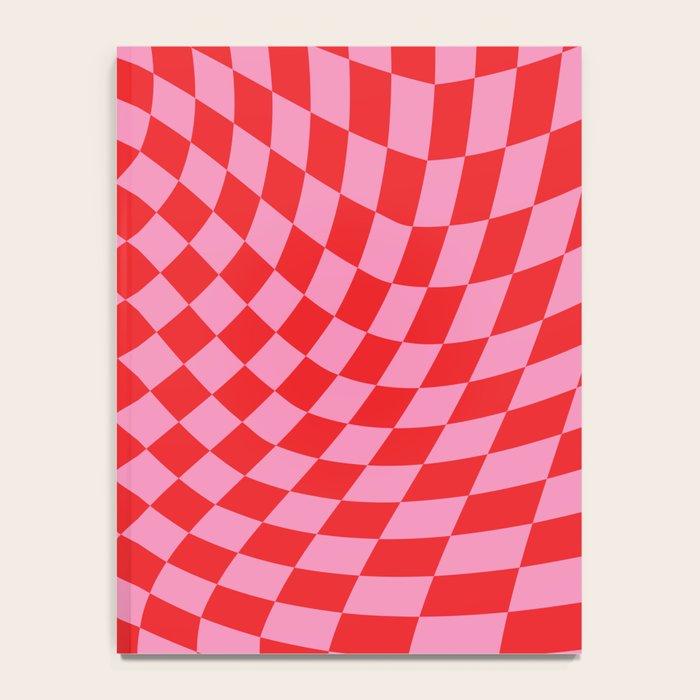 Pink & Red Checker Notebook Gallery Image 4
