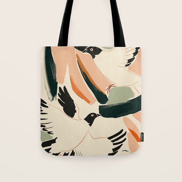 Flying Birds 2 Tote Bag Gallery Image 1