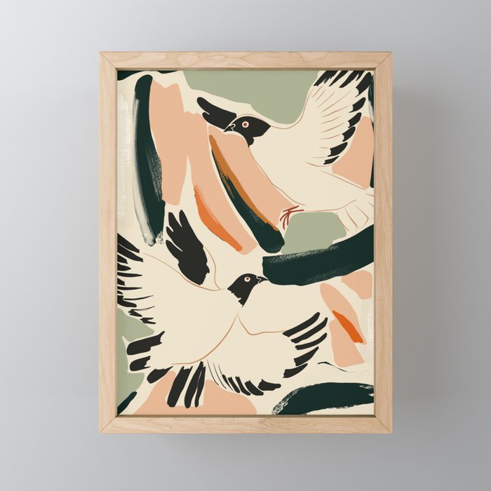 Flying Birds 2 Mini Art Print Gallery Image 1