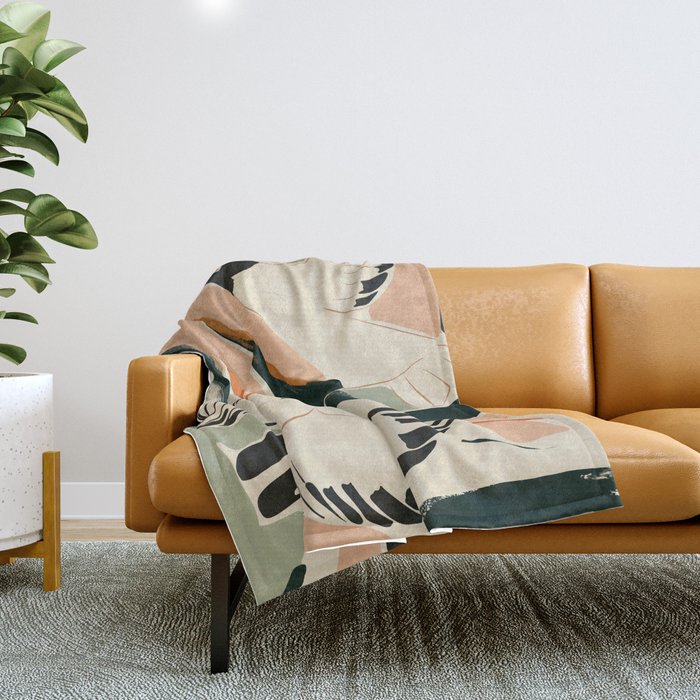 Flying Birds 2 Throw Blanket Gallery Image 1