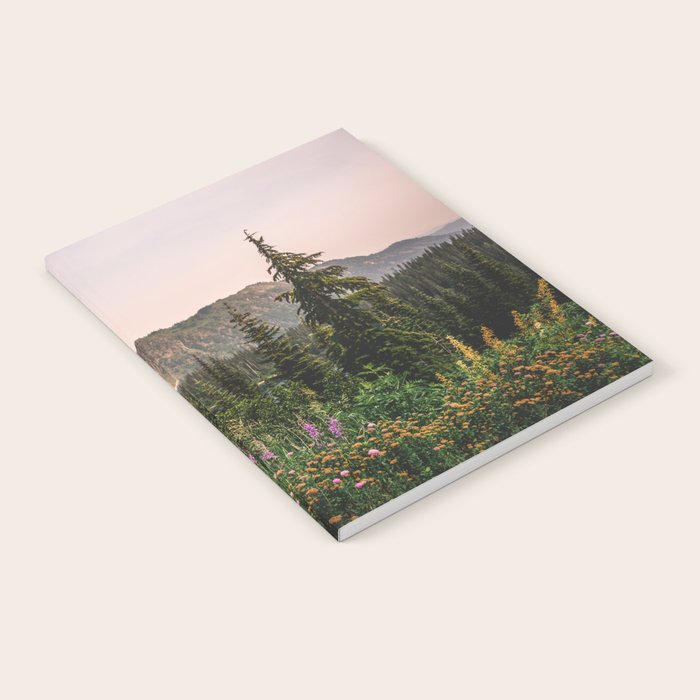 Mount Rainier Wildflower Adventure - National Park Wanderlust Notebook Gallery Image 1