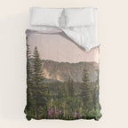 Mount Rainier Wildflower Adventure - National Park Wanderlust Comforter Gallery Image 6