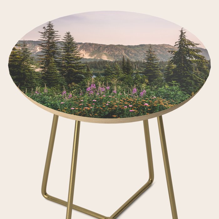 Mount Rainier Wildflower Adventure - National Park Wanderlust Side Table Gallery Image 2