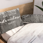 And So The Adventure Begins III Pillow Sham Gallery Image 2