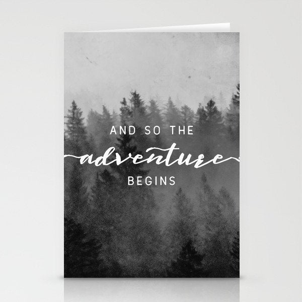 And So The Adventure Begins III Stationery Card Gallery Image 1