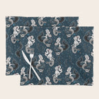 Pearla the Mermaid Riding on a Seahorse Placemat Gallery Image 1