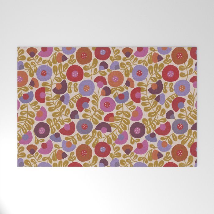 Bohemian Garden Welcome Mat Gallery Image 1