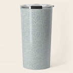 Ditsy Toile Floral - Aquamarine Travel Mug Gallery Image 1
