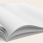 Ditsy Toile Floral - Aquamarine Notebook Gallery Image 2