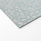 Ditsy Toile Floral - Aquamarine Welcome Mat Gallery Image 2