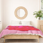 Pink Mushrooms Duvet Cover Gallery Image 3