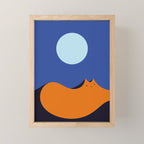 Cat Landscape 179: Lunar Mirage Mini Art Print Gallery Image 1