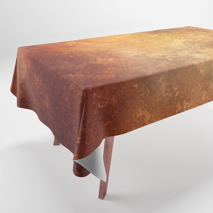 Rusty Gold and Copper Tablecloth Gallery Image 1