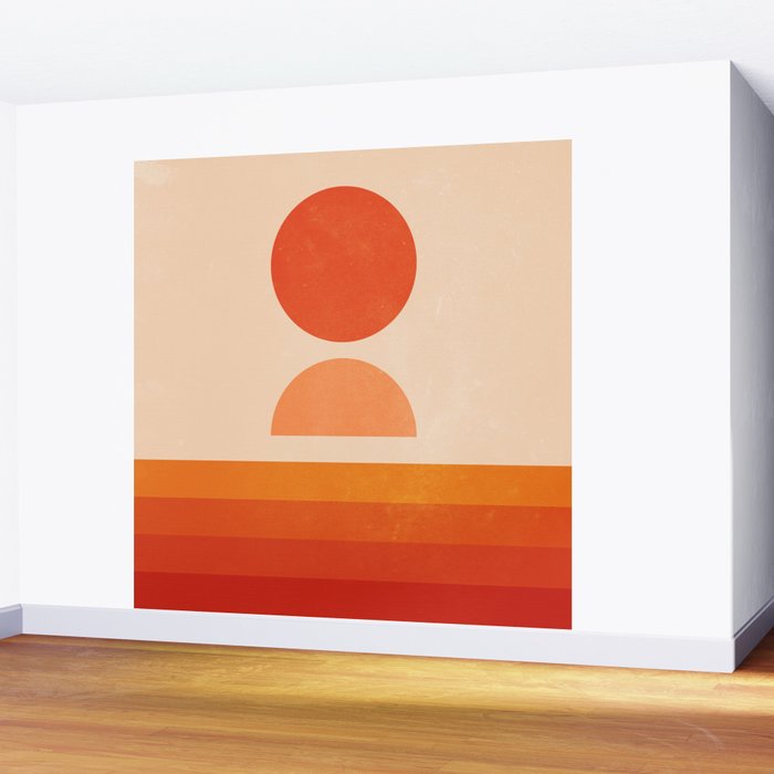 Sun Waves Wall Mural Gallery Image 2