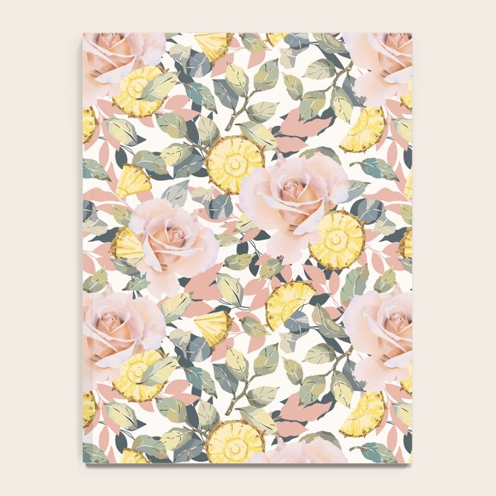 Pineapple wedges on rose bushes P Notebook Gallery Image 4