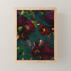 Before Midnight Vintage Flowers Garden Mini Art Print Gallery Image 1