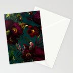 Before Midnight Vintage Flowers Garden Stationery Card Gallery Image 2