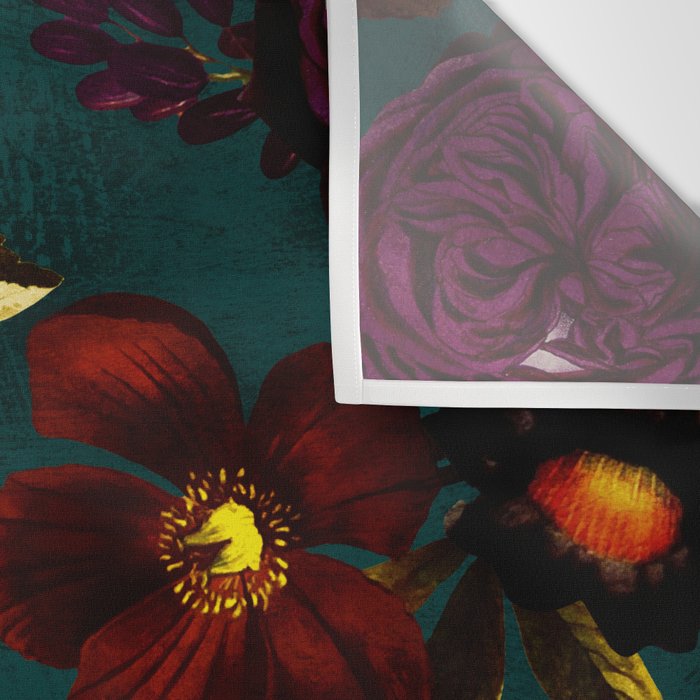 Before Midnight Vintage Flowers Garden Wall Tapestry Gallery Image 3