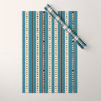 Vintage Woven Stripe - Cozy Heirloom Wrapping Paper Gallery Image 1