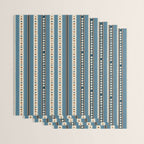 Vintage Woven Stripe - Cozy Heirloom Wrapping Paper Gallery Image 3