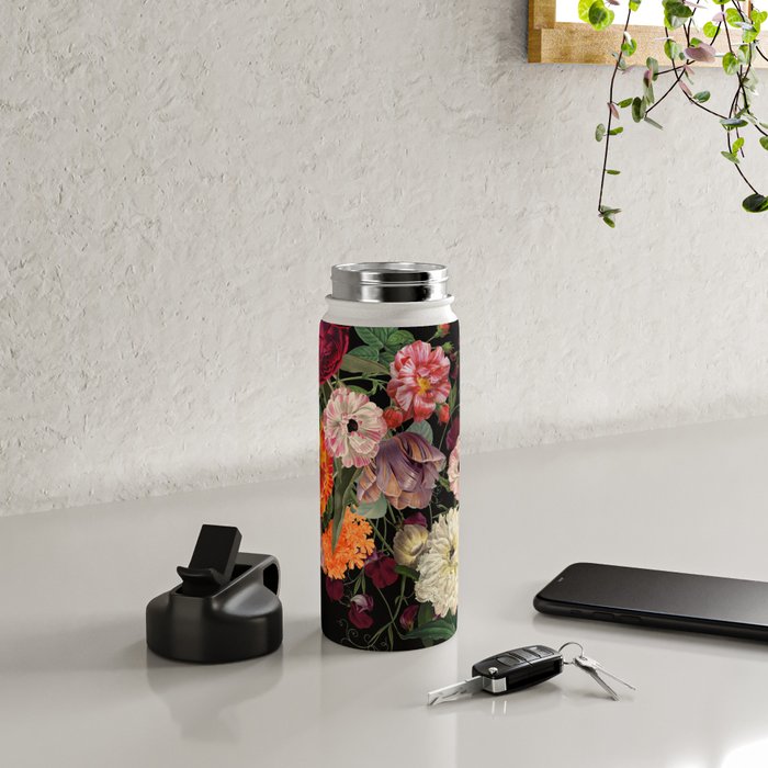 Evening Floral Harvest Vintage Art Prints Water Bottle Gallery Image 4