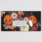 Evening Floral Harvest Vintage Art Prints Desk Mat Gallery Image 1