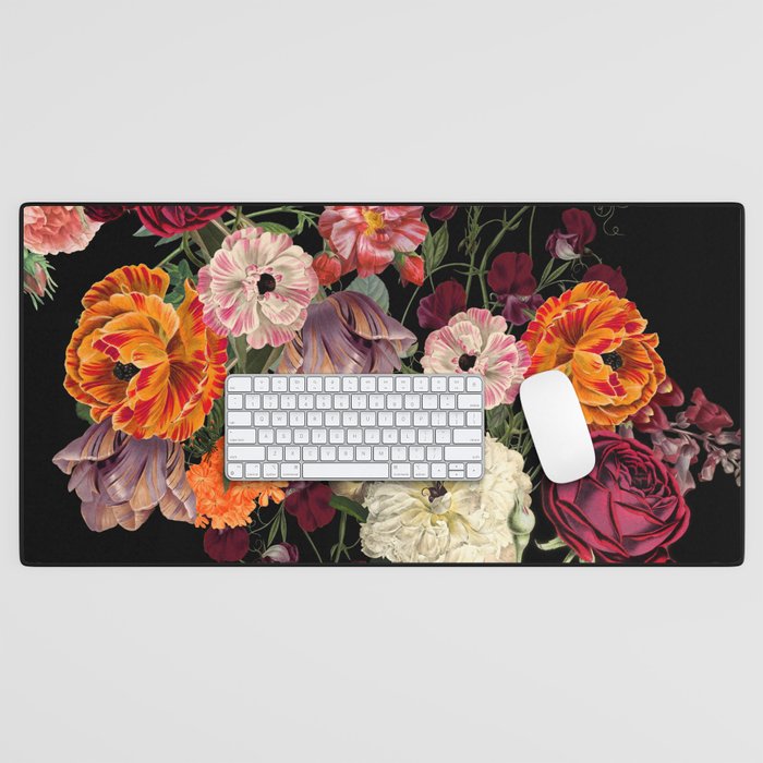 Evening Floral Harvest Vintage Art Prints Desk Mat Gallery Image 1